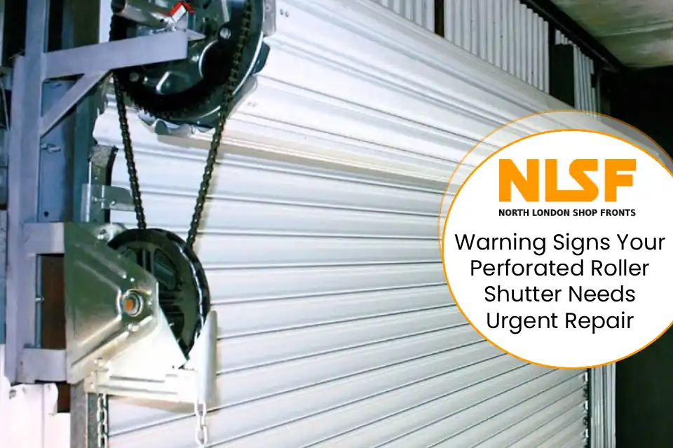 Perforated Roller Shutter Needs Urgent Repair