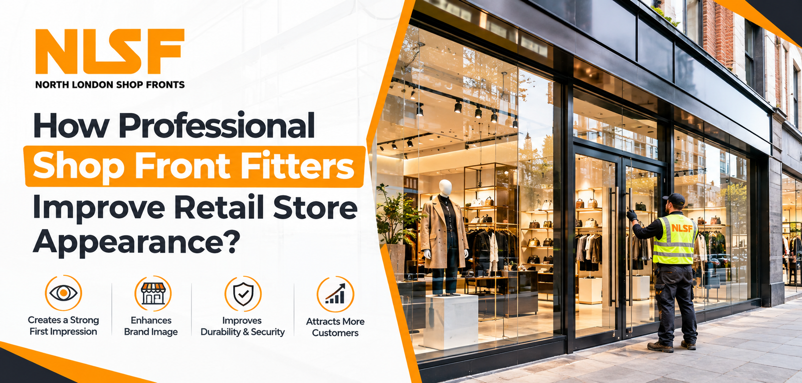 How Professional Shop Front Fitters Improve Retail Store Appearance