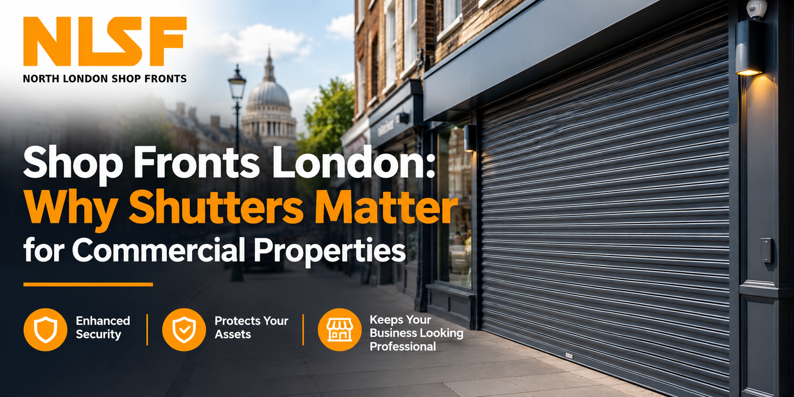 Shop Fronts London Why Shutters Matter for Commercial Properties